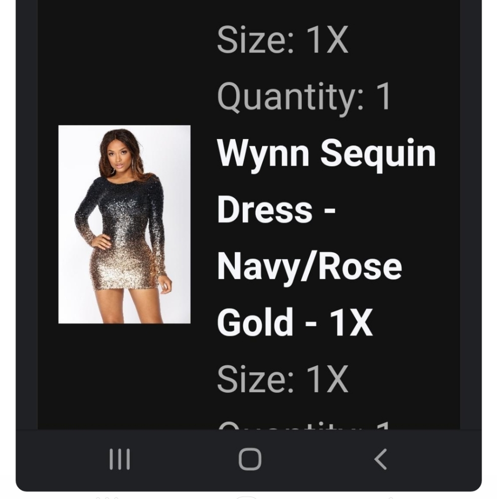 Fashion nova sequin party dress